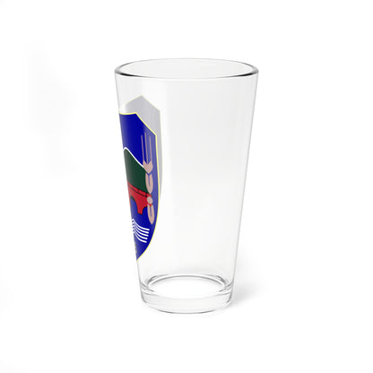 Coat of arms of Želino Municipality (North Macedonia) (Coat of Arms) Pint Glass 16oz