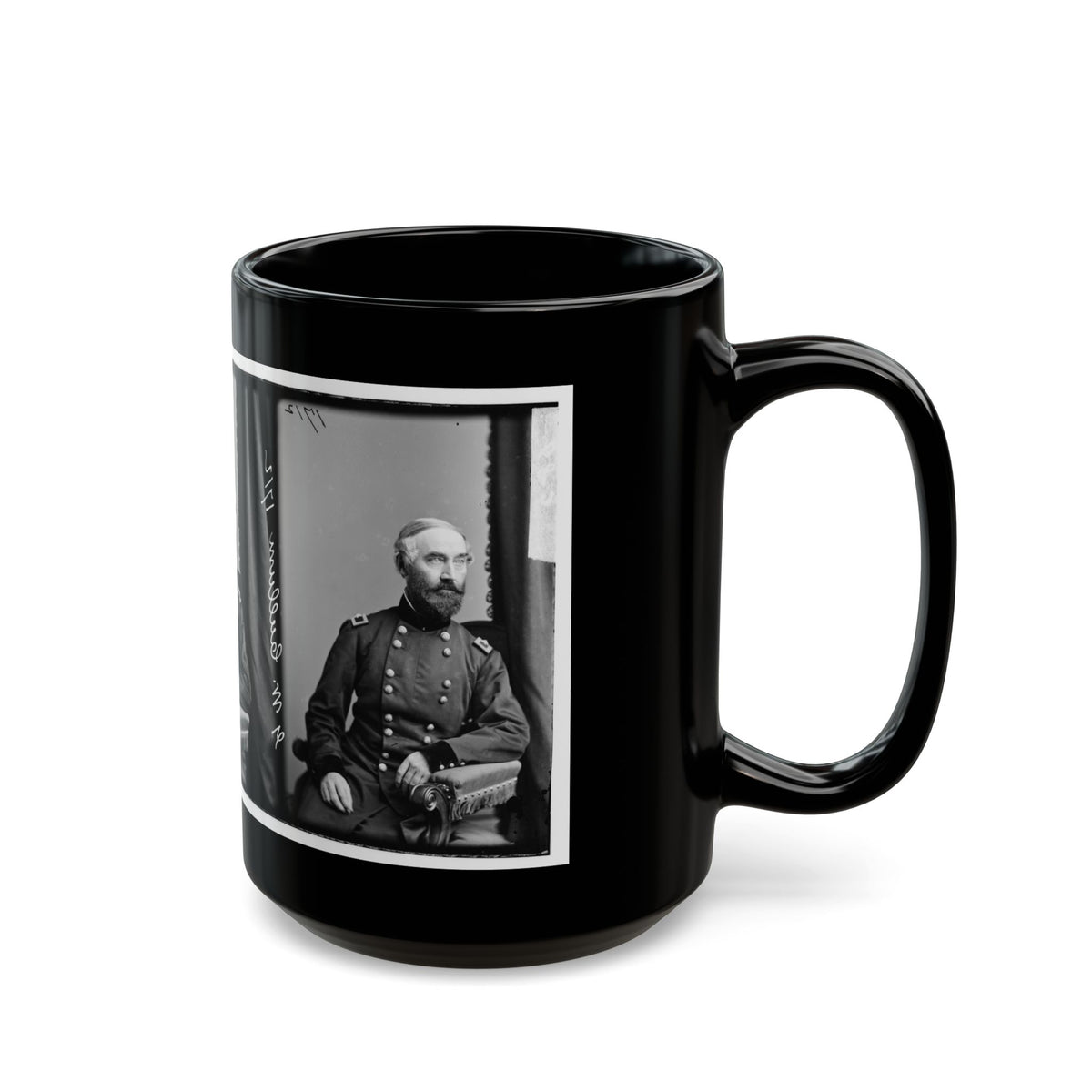 Brig. Gen. G.W. Cullum Was Appointed Chief Of Staff To General Henry W. Halleck (U.S. Civil War) Black Coffee Mug