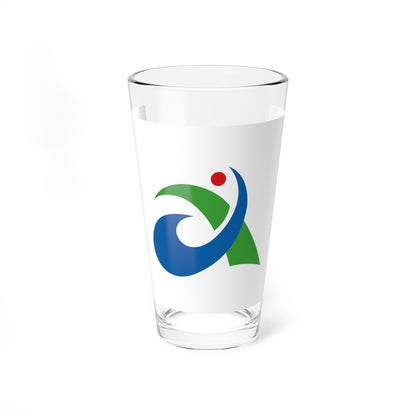 Flag of Aisai Aichi (Japan) Pint Glass 16oz
