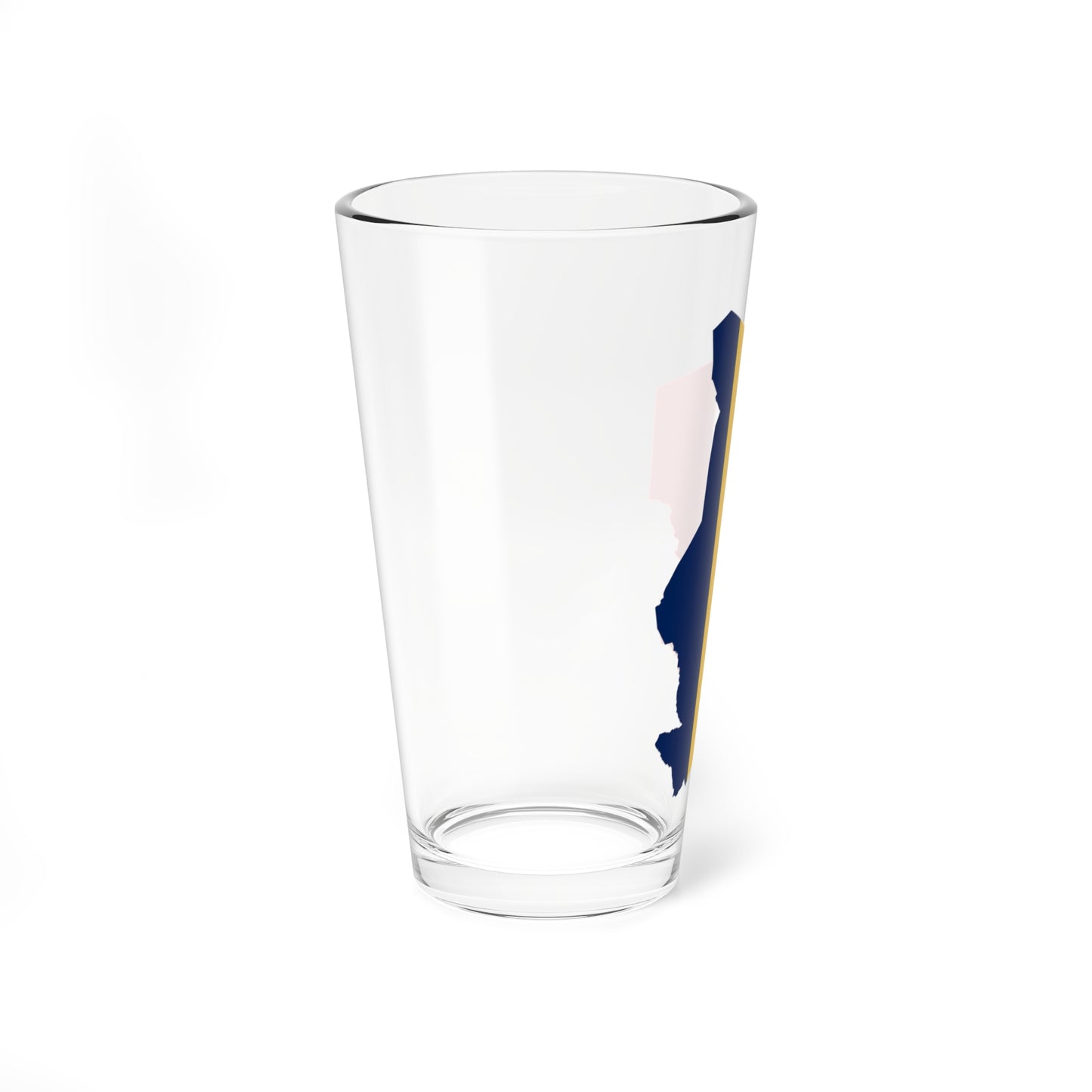 Flag map of Chad (Chad) Pint Glass 16oz