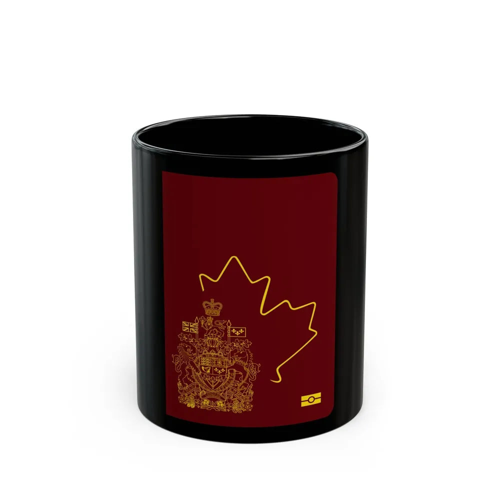 Canadian Diplomatic Passport - Black Coffee Mug-11oz-Go Mug Yourself