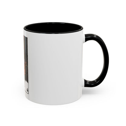 The 5 of Pentacles (Tarot Card) Accent Coffee Mug