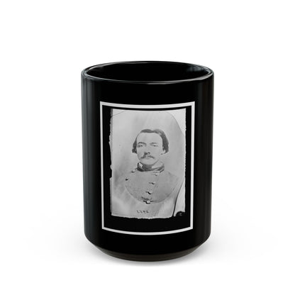Unidentified Man In Uniform (U.S. Civil War) Black Coffee Mug
