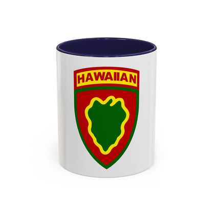 Hawaiian Division (U.S. Army) Accent Coffee Mug