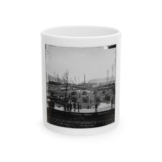 Johnsonville, Tenn. Camp Of Tennessee Colored Battery (U.S. Civil War) White Coffee Mug