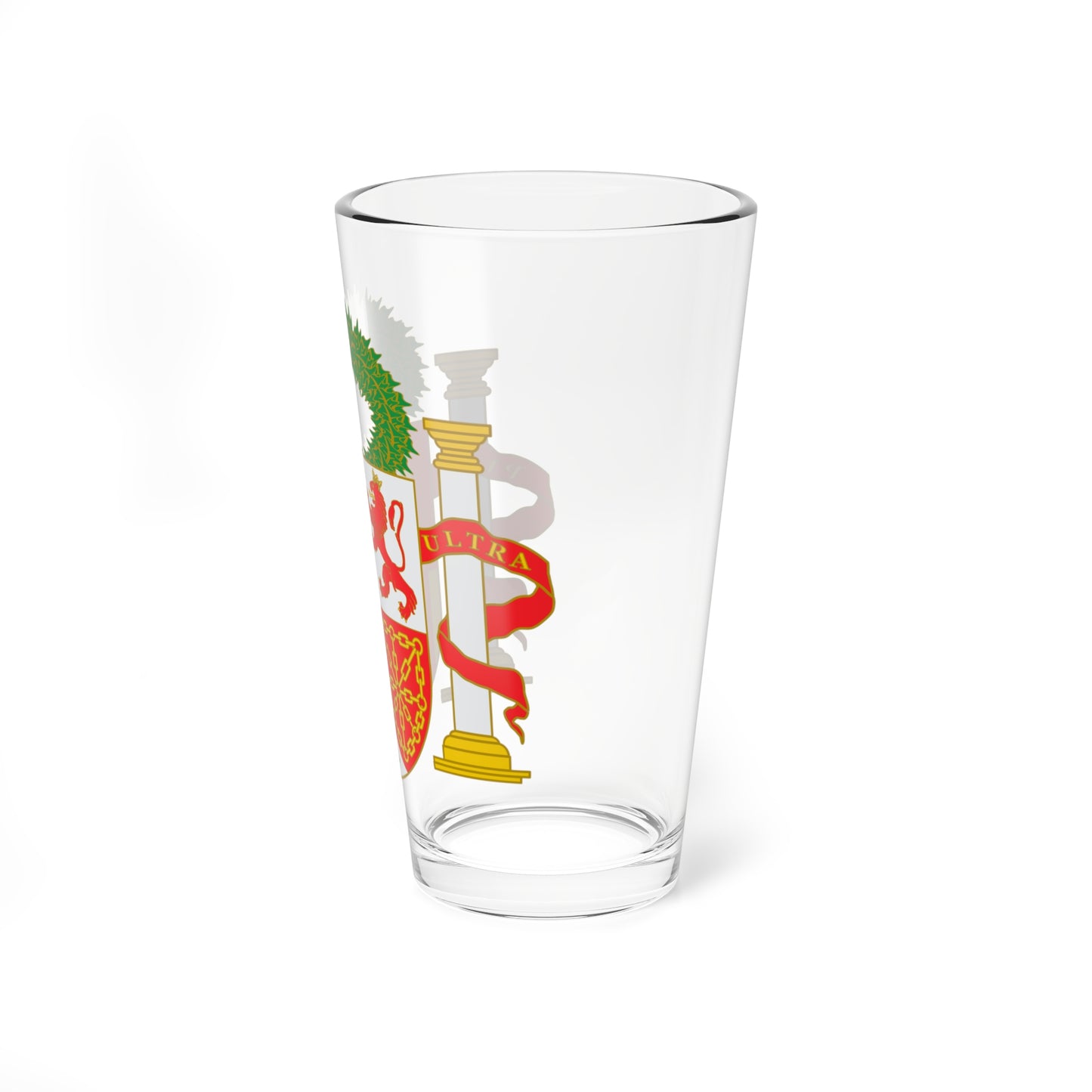 Escudo de España corona cívica (Spain) (Coat of Arms) Pint Glass 16oz