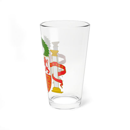 Escudo de España corona cívica (Spain) (Coat of Arms) Pint Glass 16oz