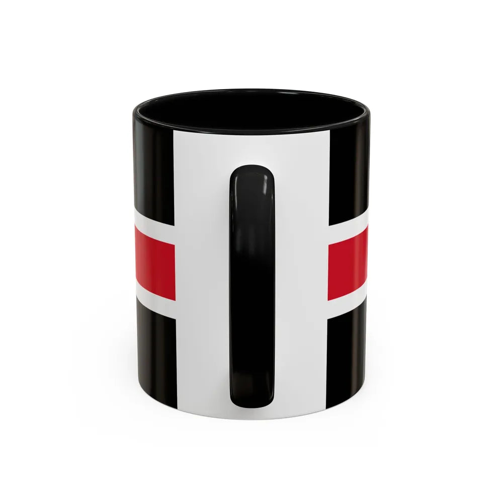 Flag of Durham UK - Accent Coffee Mug-Go Mug Yourself