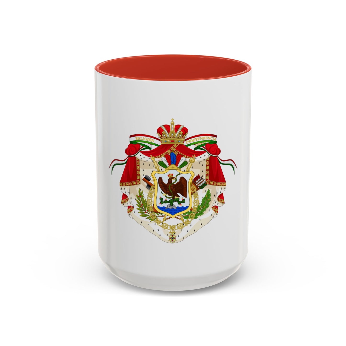 Coat of Arms of the First Mexican Empire - Accent Coffee Mug