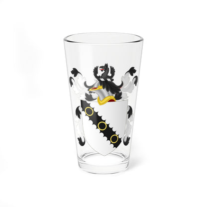 Coat of Arms of William Clarkson (United States) (Coat of Arms) Pint Glass 16oz