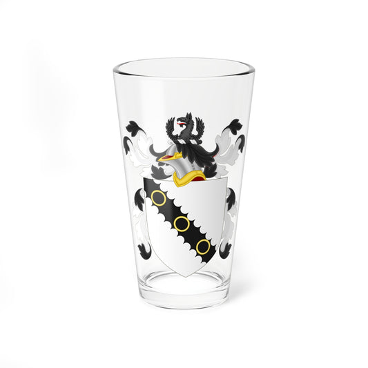 Coat of Arms of William Clarkson (United States) (Coat of Arms) Pint Glass 16oz