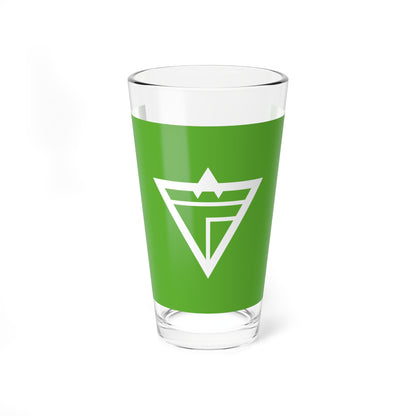 Flag of Iwanuma Miyagi (Japan) Pint Glass 16oz