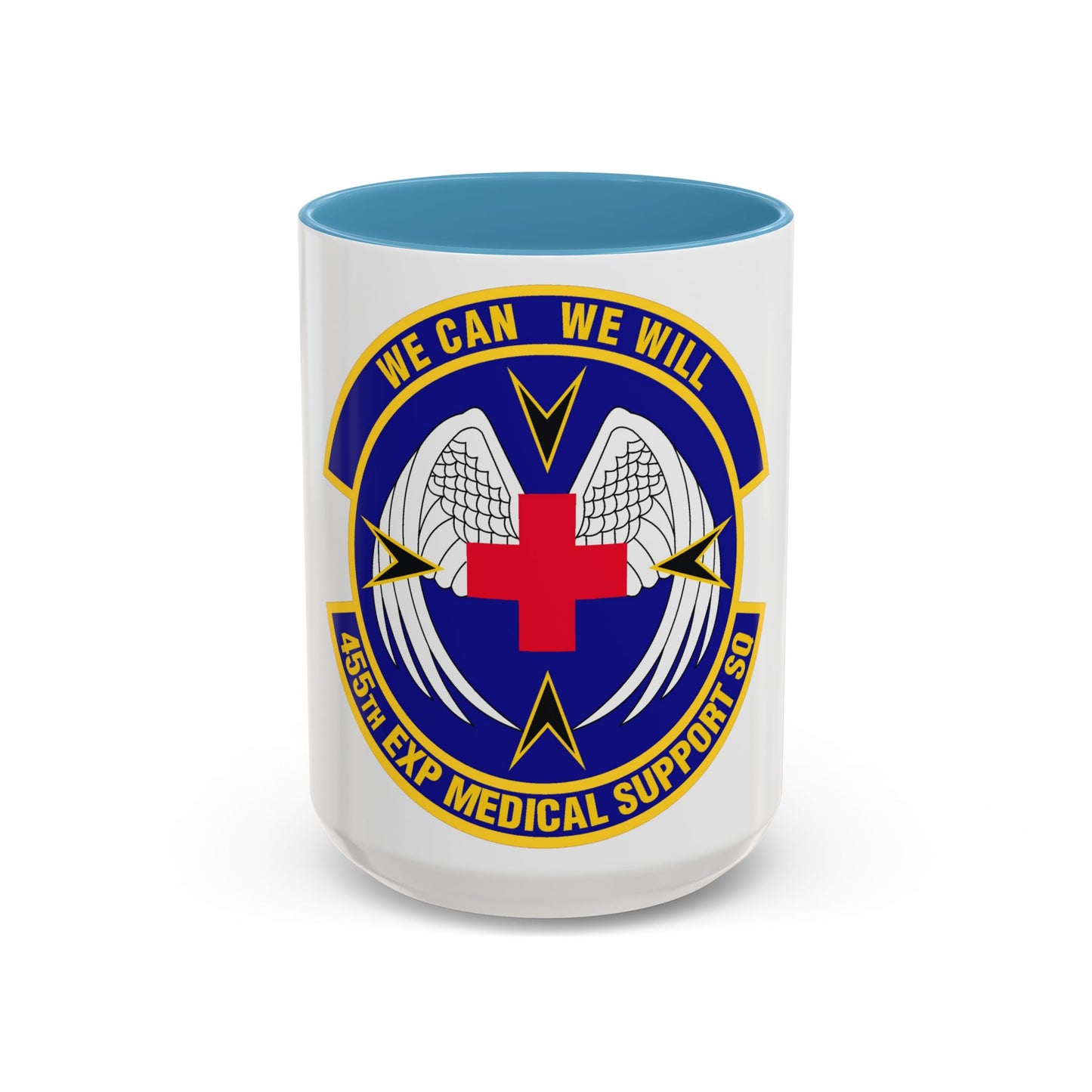 455th Expeditionary Medical Support Squadron (U.S. Air Force) Accent Coffee Mug