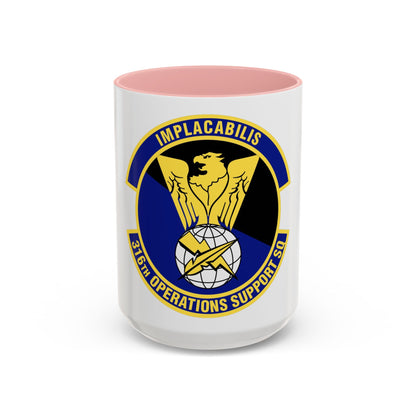 316th Operations Support Squadron (U.S. Air Force) Accent Coffee Mug