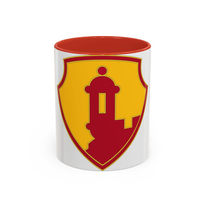 1ST MISSION SUPPORT COMMAND (U.S. Army) Accent Coffee Mug