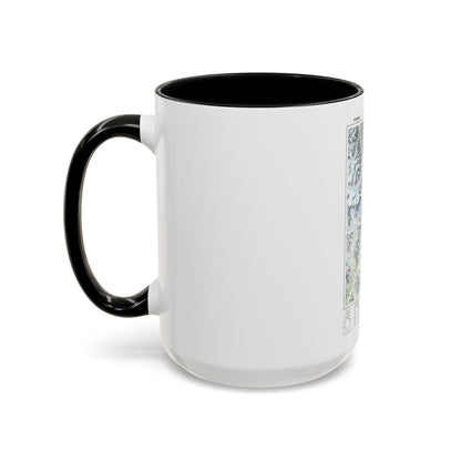 Mount Everest (1988) (Map) Accent Coffee Mug