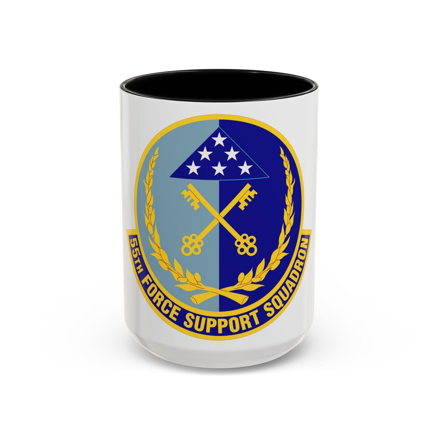 55th Force Support Squadron (U.S. Air Force) Accent Coffee Mug