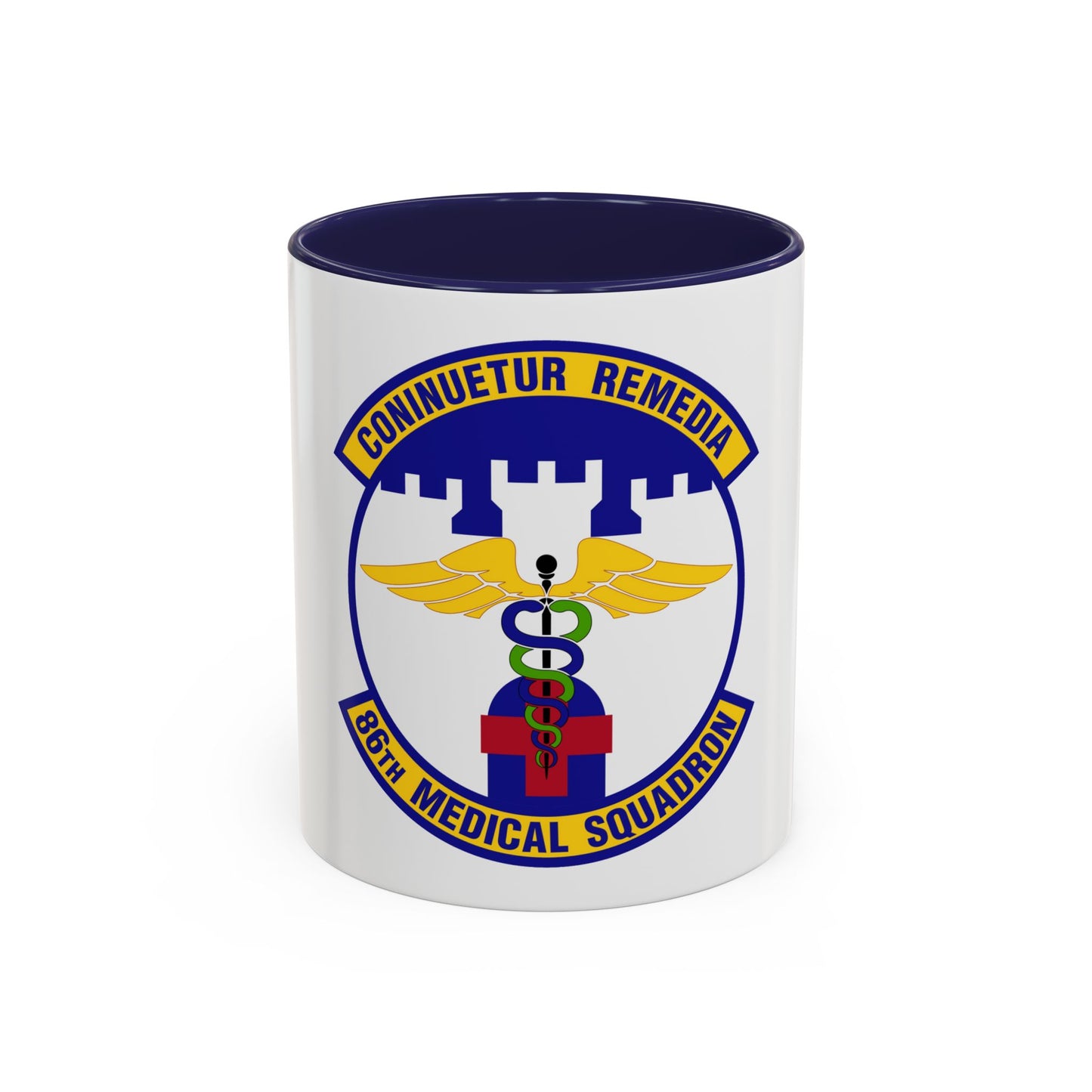 86 Medical Squadron USAFE (U.S. Air Force) Accent Coffee Mug