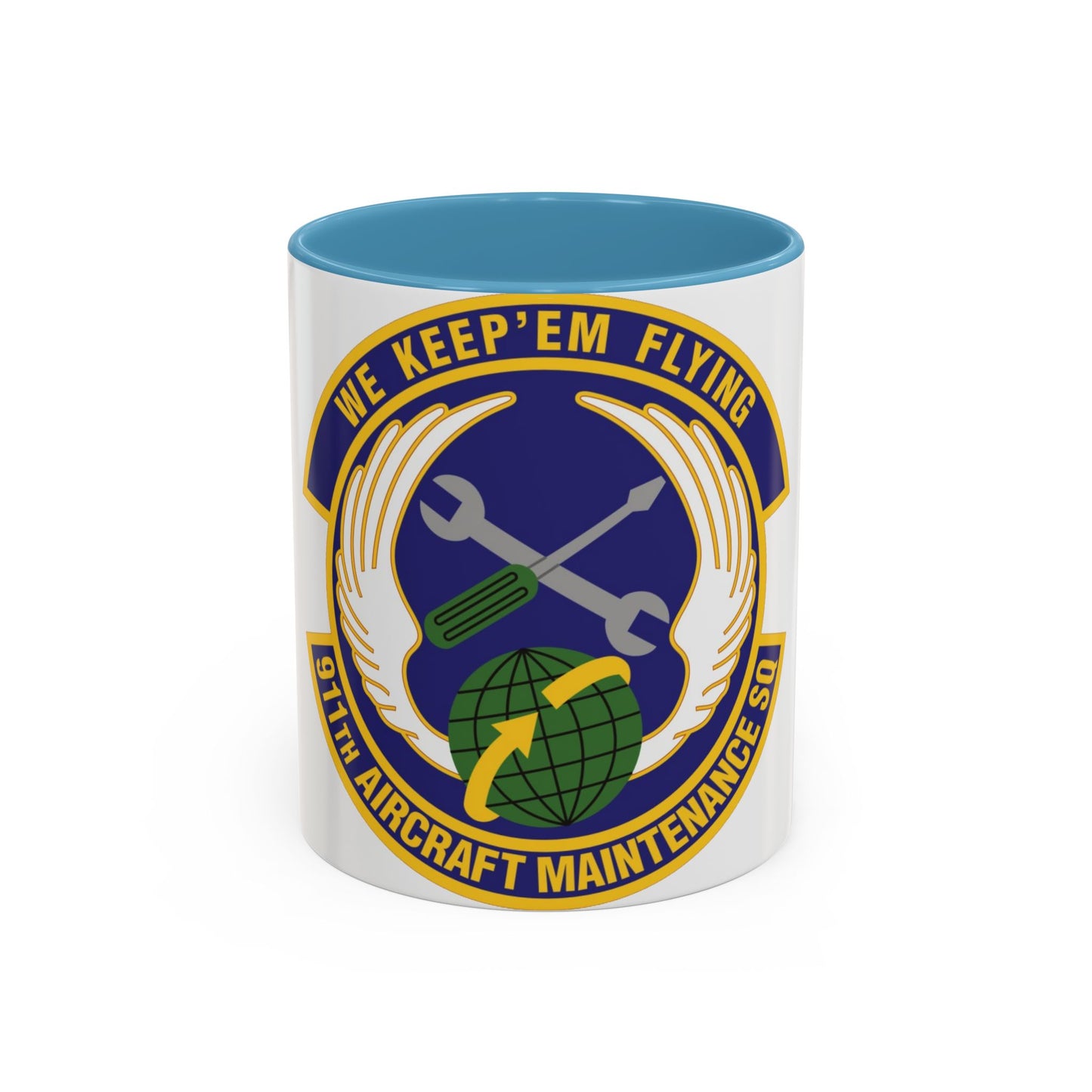 911th Aircraft Maintenance Squadron (U.S. Air Force) Accent Coffee Mug