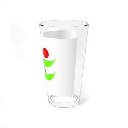 Flag of Nantan Kyoto (Japan) Pint Glass 16oz
