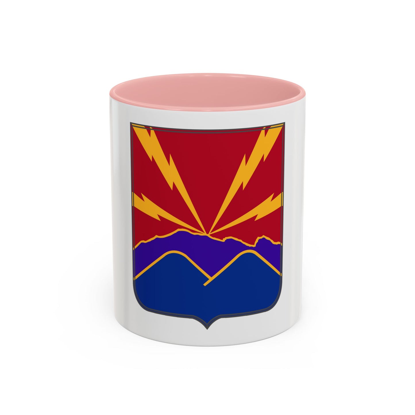 593rd Field Artillery Battalion v2 (U.S. Army) Accent Coffee Mug