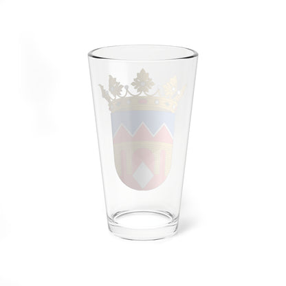 Escudo de Arcos de las Salinas (Spain) (Coat of Arms) Pint Glass 16oz