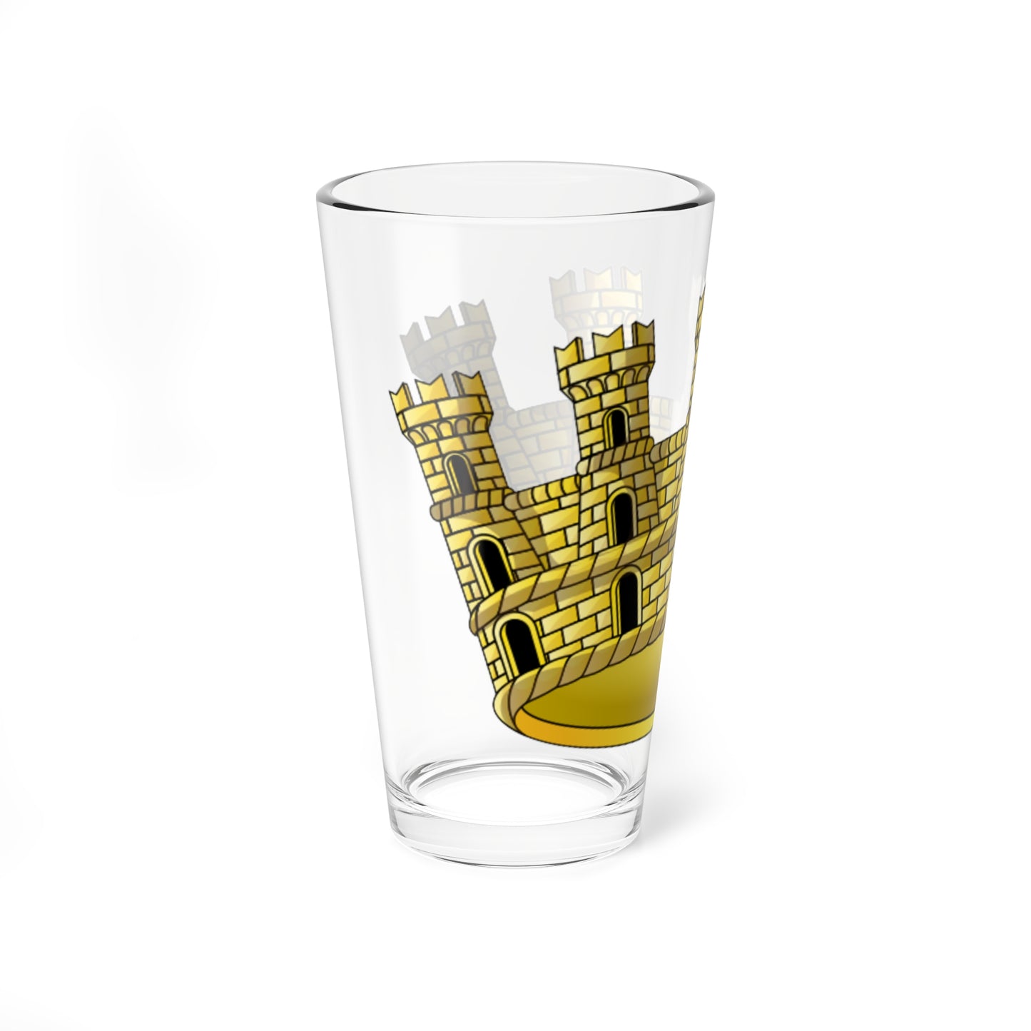 Corona di Città Italiana (Italy) (Coat of Arms) Pint Glass 16oz