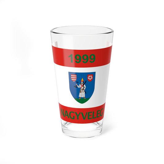 Flag of Nagyveleg (Hungary) Pint Glass 16oz
