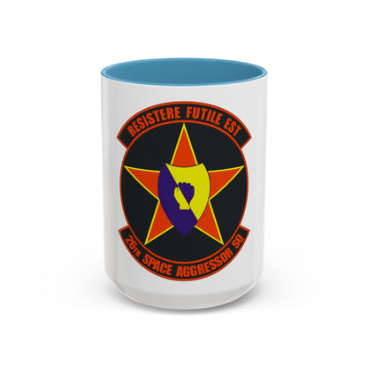26th Space Aggressor Squadron (U.S. Air Force) Accent Coffee Mug