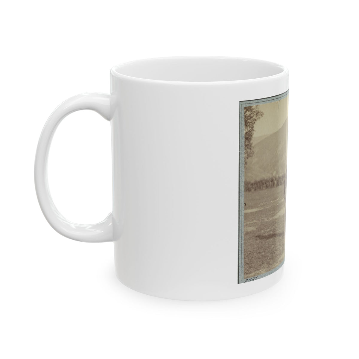 22d New York State Militia Near Harpers Ferry, Va., 1861 I.E.1862 002 (U.S. Civil War) White Coffee Mug