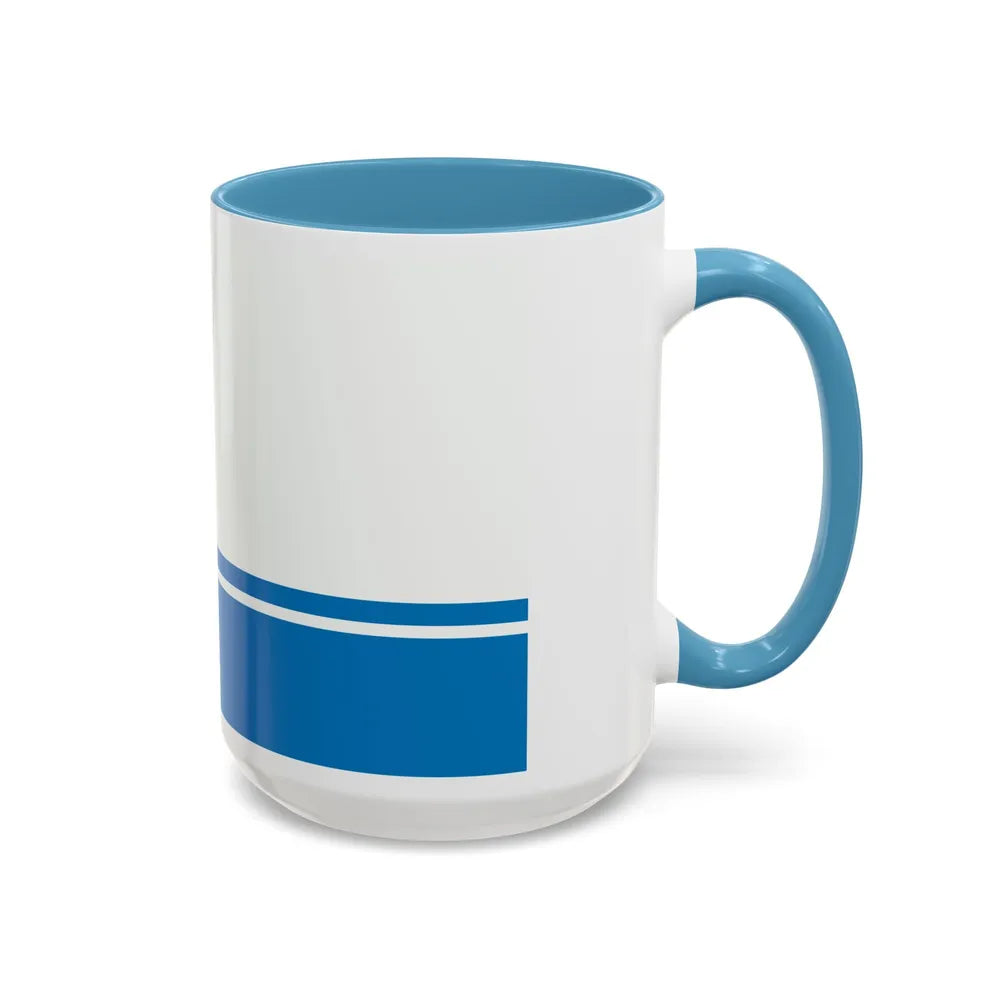 Flag of Gdynia Poland - Accent Coffee Mug-Go Mug Yourself