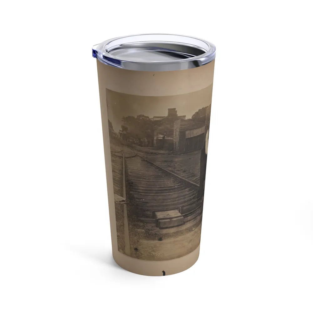 Railroad Construction Worker Straightening Track (U.S. Civil War) Tumbler 20oz-Go Mug Yourself