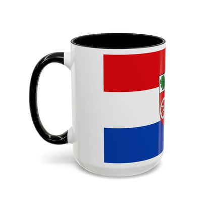 Flag of Aschaffenburg Germany - Accent Coffee Mug-Go Mug Yourself