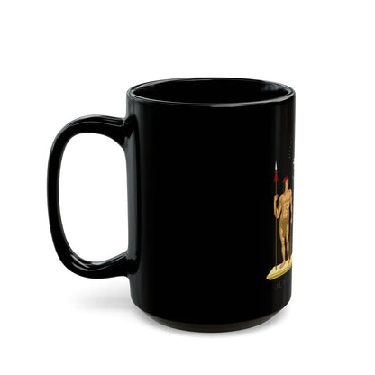 Coat of Arms of Chile (1812-1814) - Black Coffee Mug-Go Mug Yourself