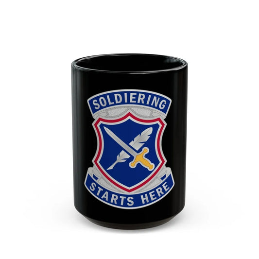 95th Adjutant General Battalion (U.S. Army) Black Coffee Mug-15oz-Go Mug Yourself