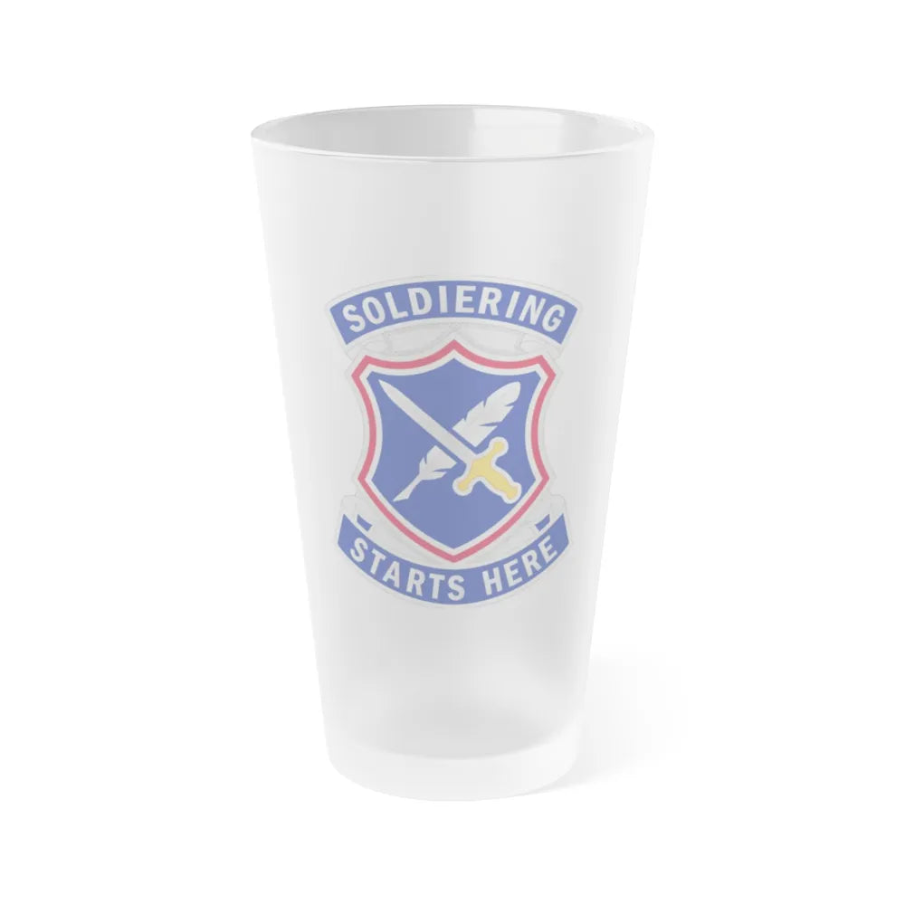 95th Adjutant General Battalion (U.S. Army) Frosted Pint Glass 16oz-Go Mug Yourself