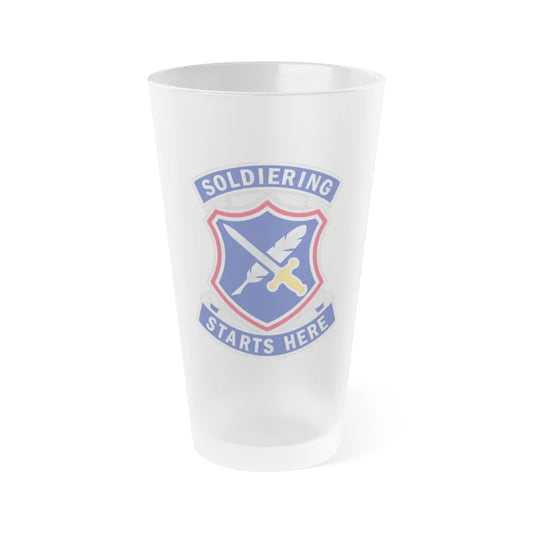 95th Adjutant General Battalion (U.S. Army) Frosted Pint Glass 16oz-Go Mug Yourself