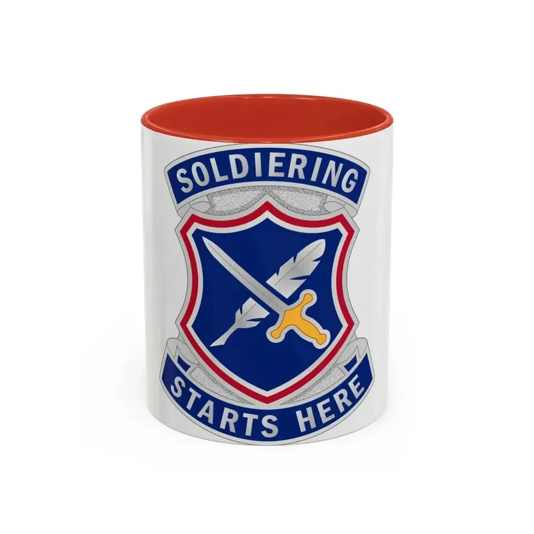 95th Adjutant General Battalion (U.S. Army) Accent Coffee Mug 11oz Red - Go Mug Yourself