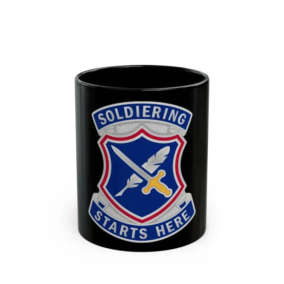 95th Adjutant General Battalion (U.S. Army) Black Coffee Mug 11oz - Go Mug Yourself