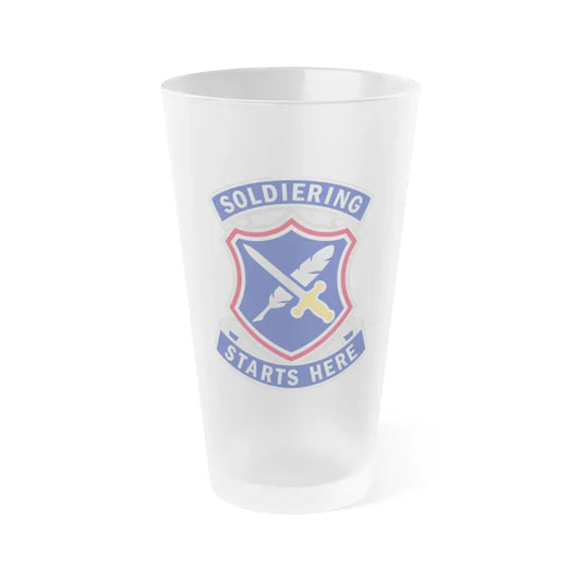 95th Adjutant General Battalion (U.S. Army) Frosted Pint Glass 16oz Default Title - Go Mug Yourself