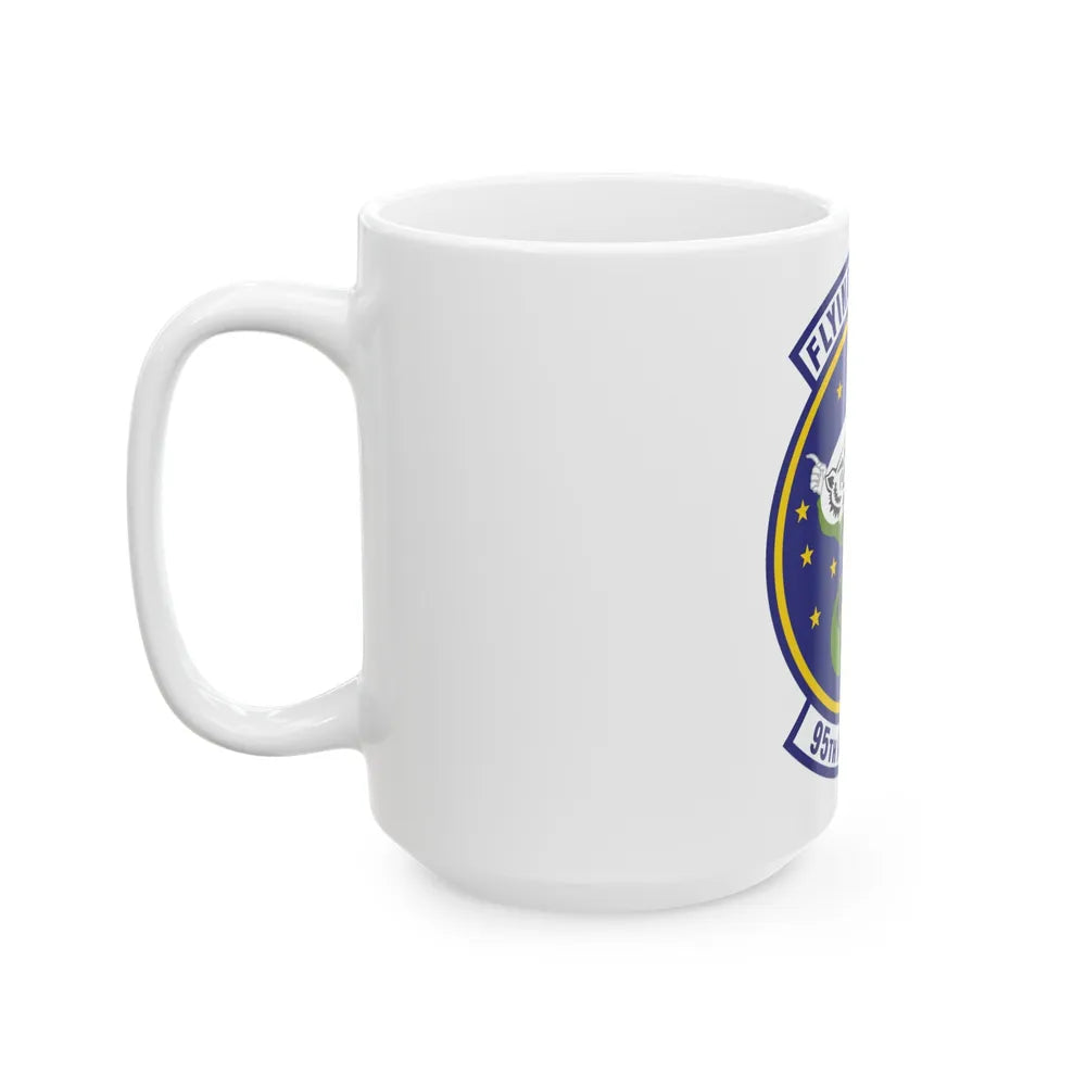 95th Airlift Squadron (U.S. Air Force) White Coffee Mug-Go Mug Yourself