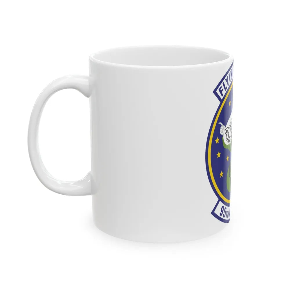 95th Airlift Squadron (U.S. Air Force) White Coffee Mug-Go Mug Yourself