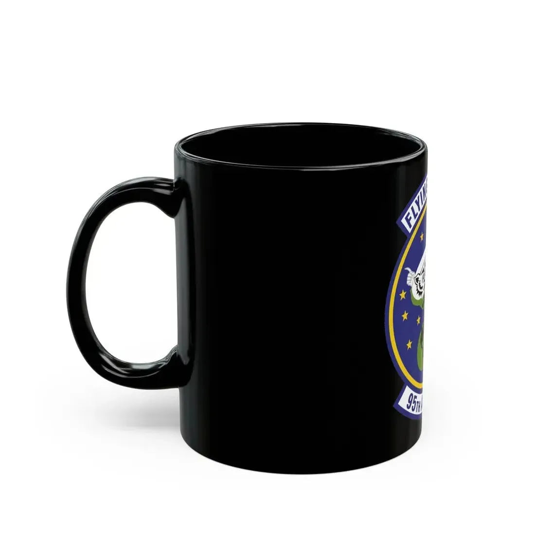 95th Airlift Squadron (U.S. Air Force) Black Coffee Mug - Go Mug Yourself