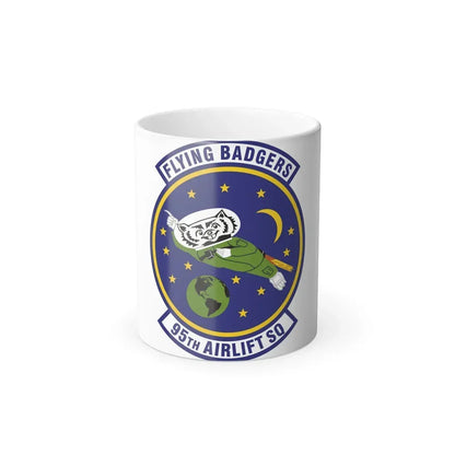 95th Airlift Squadron (U.S. Air Force) Color Changing Coffee Mug 11oz - Go Mug Yourself