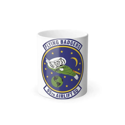 95th Airlift Squadron (U.S. Air Force) Color Changing Coffee Mug 11oz - Go Mug Yourself