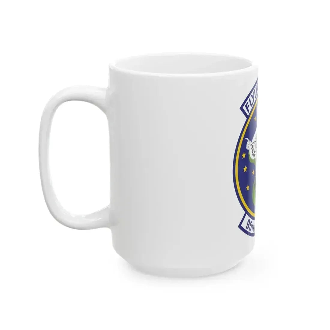 95th Airlift Squadron (U.S. Air Force) White Coffee Mug - Go Mug Yourself
