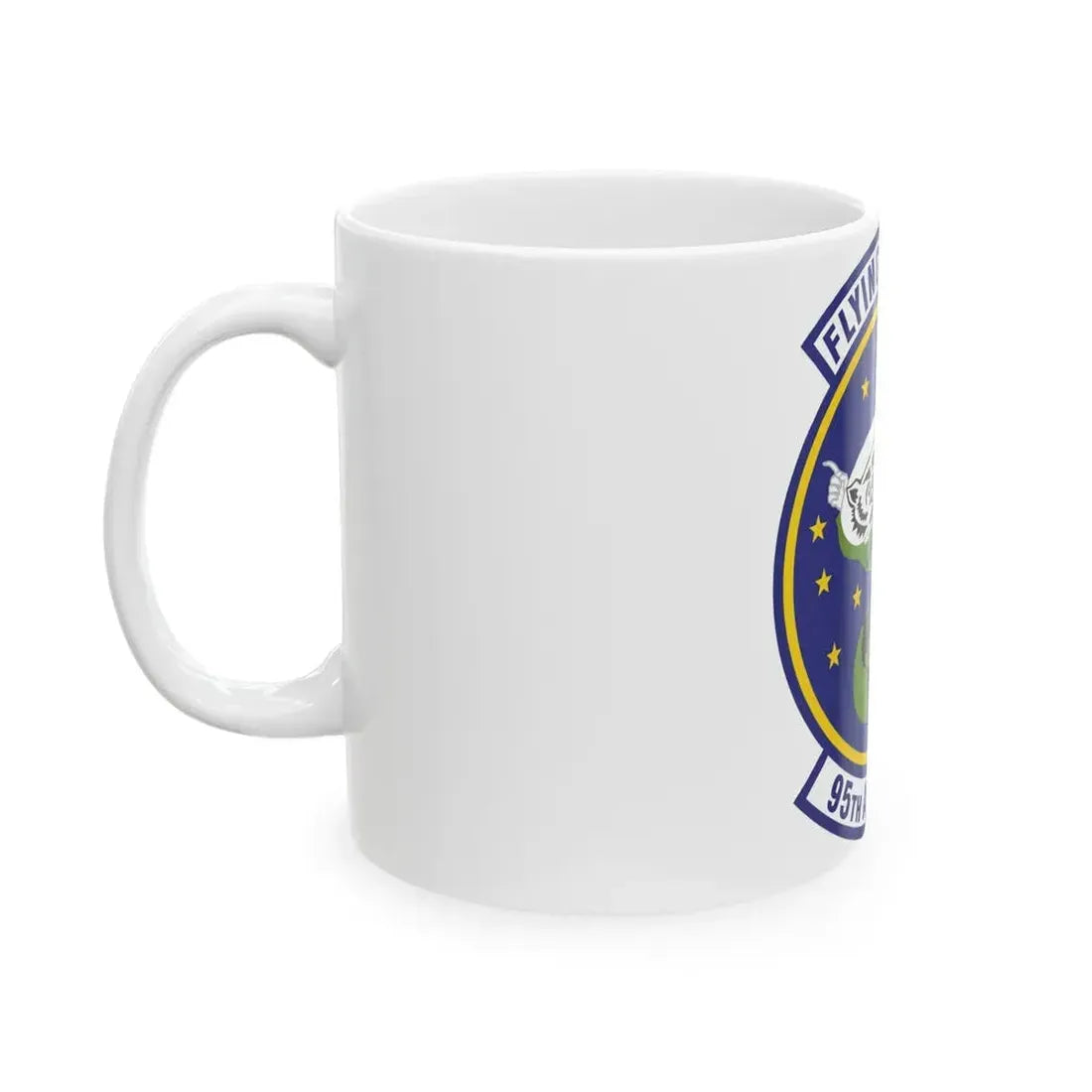95th Airlift Squadron (U.S. Air Force) White Coffee Mug - Go Mug Yourself