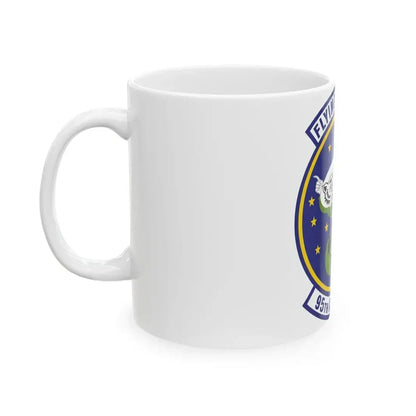 95th Airlift Squadron (U.S. Air Force) White Coffee Mug - Go Mug Yourself