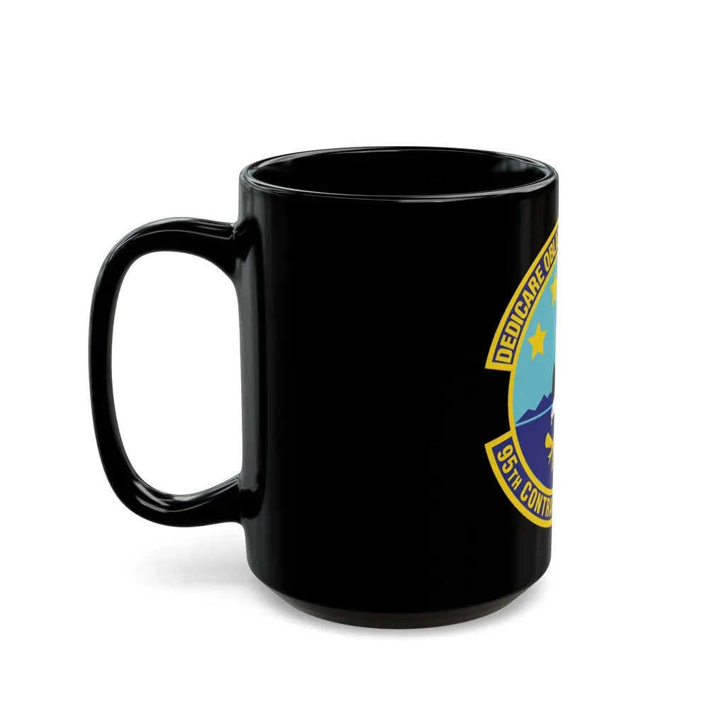 95th Contracting Squadron (U.S. Air Force) Black Coffee Mug-Go Mug Yourself