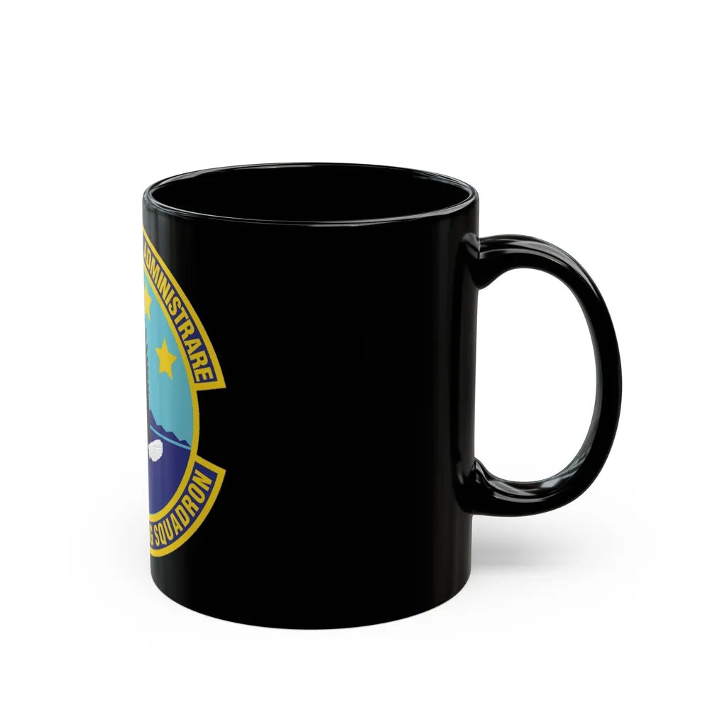 95th Contracting Squadron (U.S. Air Force) Black Coffee Mug-Go Mug Yourself